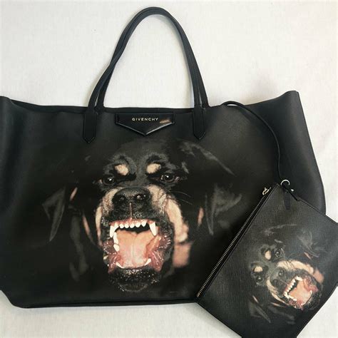 givenchy rottweiler bag ebay|Givenchy Rottweiler Clutch Black Calf Leather Bag .